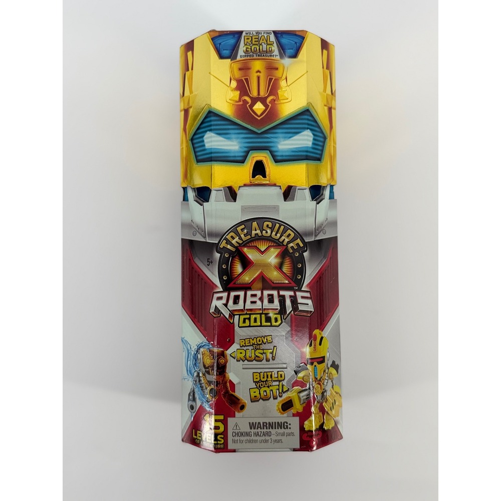 Treasure X Robots Gold Treasure Bot 15 Levels Moose Toys 41680 NEW SEALED RARE